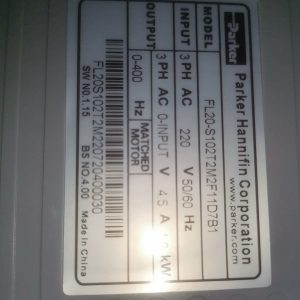 派克伺服驱动器 FL20-S102T2M2F11D7B1