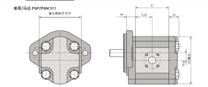 派克齿轮泵 PGP511系列